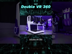 YHY-01.064 Double VR 360 Virtual Reality Roller Coaster Jeu de machine à sous